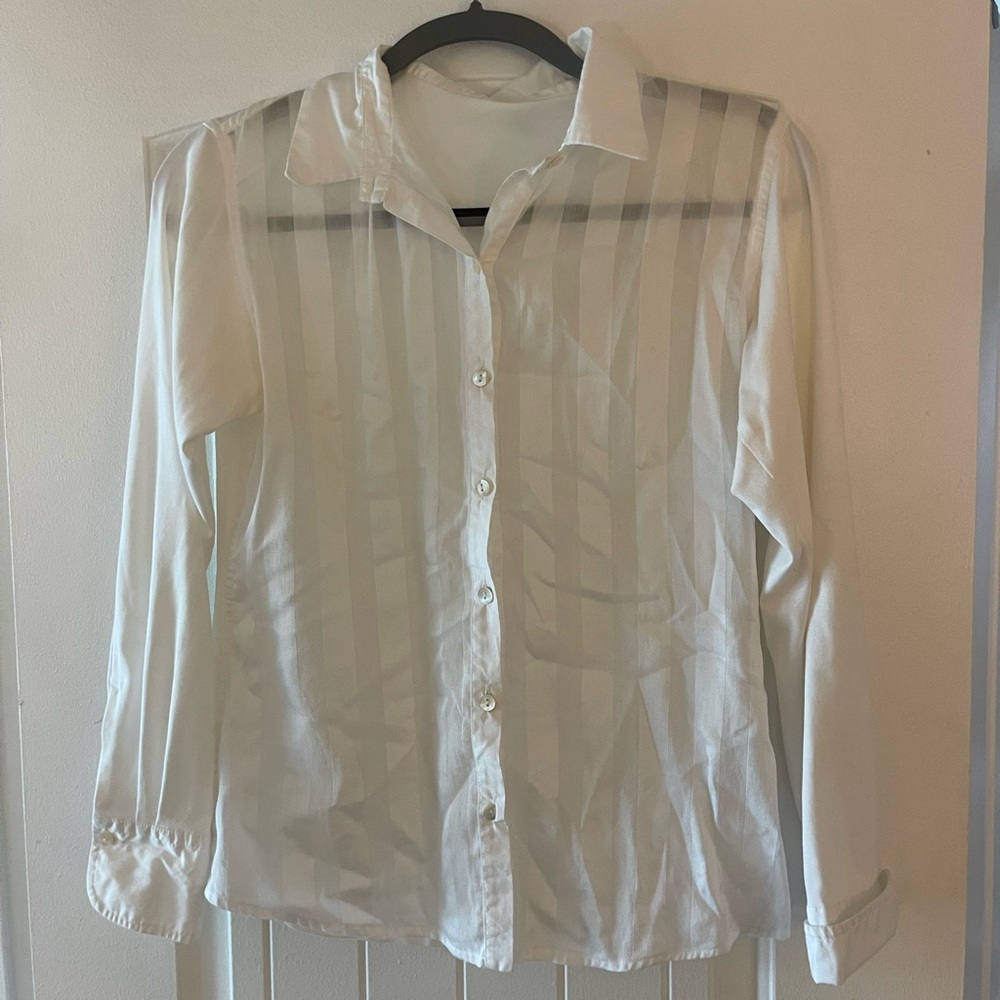 Theory white blouse
